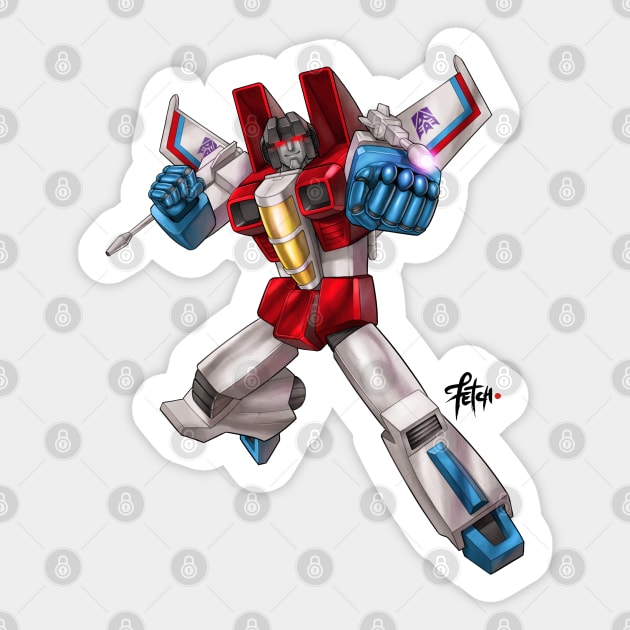 Starscream Sticker by Fetch